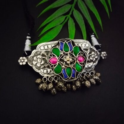 Chitai floral Kemp choker -2