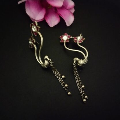 Kemp floral ear cuff - 3