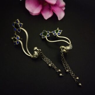 Kemp floral ear cuff - 2