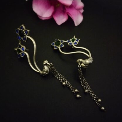 Kemp floral ear cuff - 2