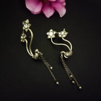 Kemp floral ear cuff - 4