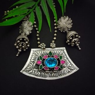 Chitai kemp jhumki set - 4