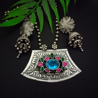 Chitai kemp jhumki set - 4