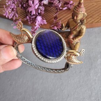 Sunheri Peacock Kada - 3n
