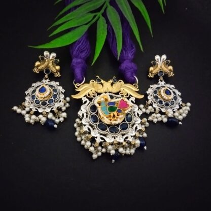 Threaded sunheri ornate  set - 3