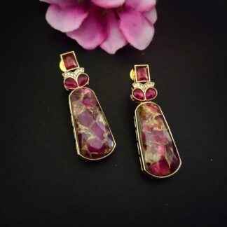 Mossanite earrings- 3