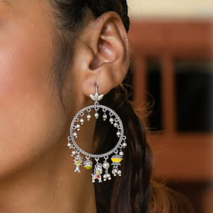 Quirky kathputli hoops -1 - Image 2