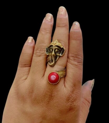 Spiral Ganesha ring -2 - Image 3