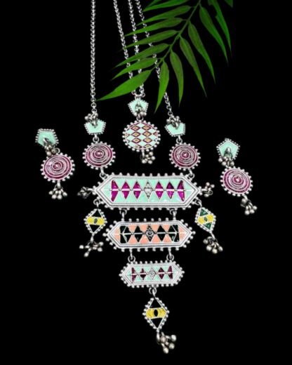 Dainty layered desipali rangoli set -3