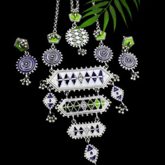 Dainty layered desipali rangoli set - 4