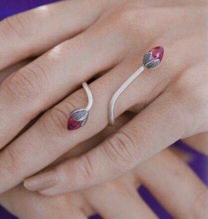 Lotus bud ring - 5B - Image 2
