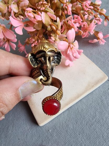 Spiral Ganesha ring -2 - Image 2