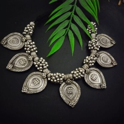 Tribal clustered ghungroo pendants