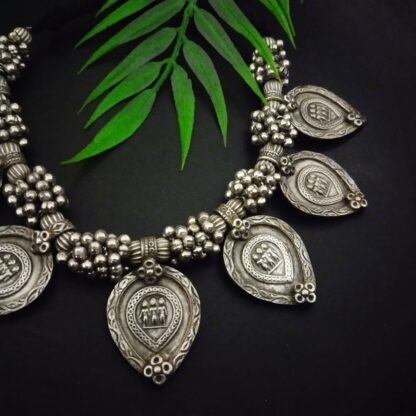 Tribal clustered ghungroo pendants - Image 2