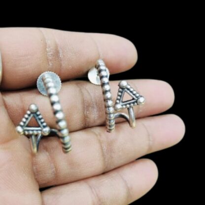 Geometric spiral hoops - Image 2