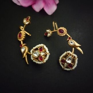 Chidiya ornate ear cuff - 5