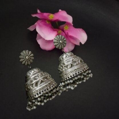 Chitai jhumkas - 3