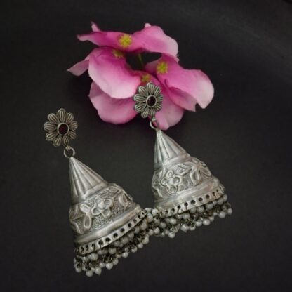 Chitai jhumkas - 2