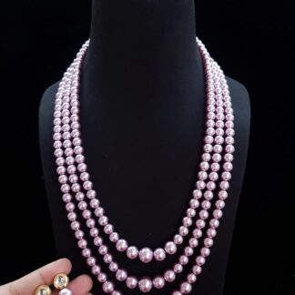 Dainty layered pearl set - 2