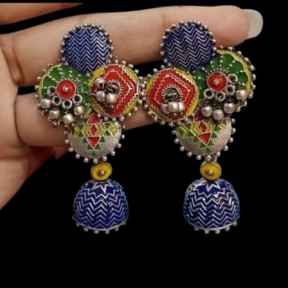 Desi rangoli jhumki -1 - Image 2