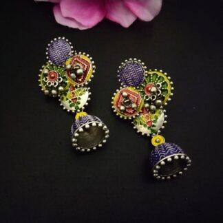 Desi rangoli jhumki -1