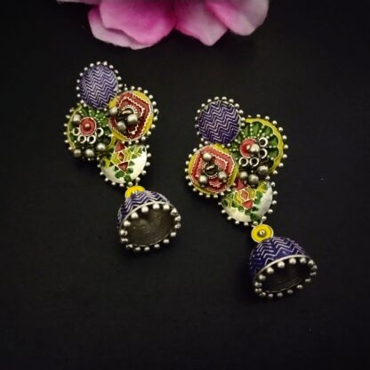 Desi rangoli jhumki -1