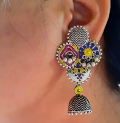 Desi rangoli jhumki -1 - Image 3