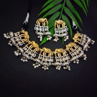 Jugalbandi haathi set -2 white