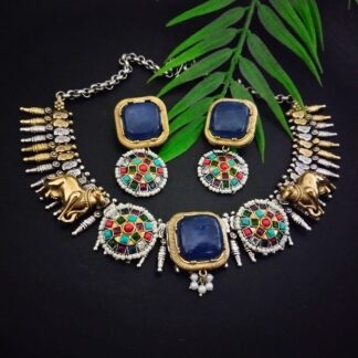 Nandi ornate sunheri set - 1