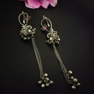 Kashmiri ear cuffs - multi colour