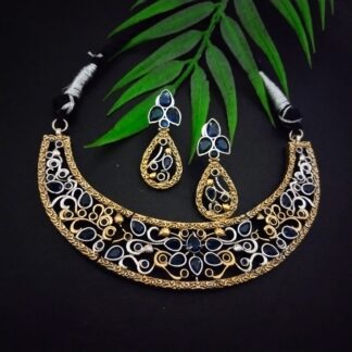 Hasli floral choker set - 5