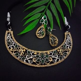 Hasli floral choker set -3