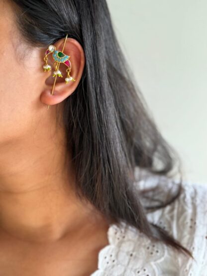 Parrot needle ear cuff - 3 - Image 2