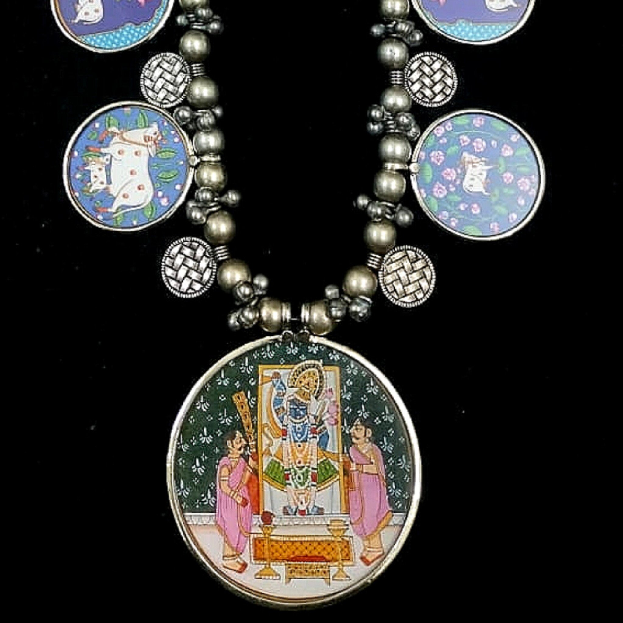 Chitrakari pichwai ghungroo fusion - 5 - Image 3