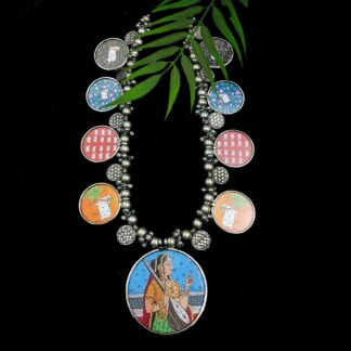 Chitrakari pichwai ghungroo fusion - 4