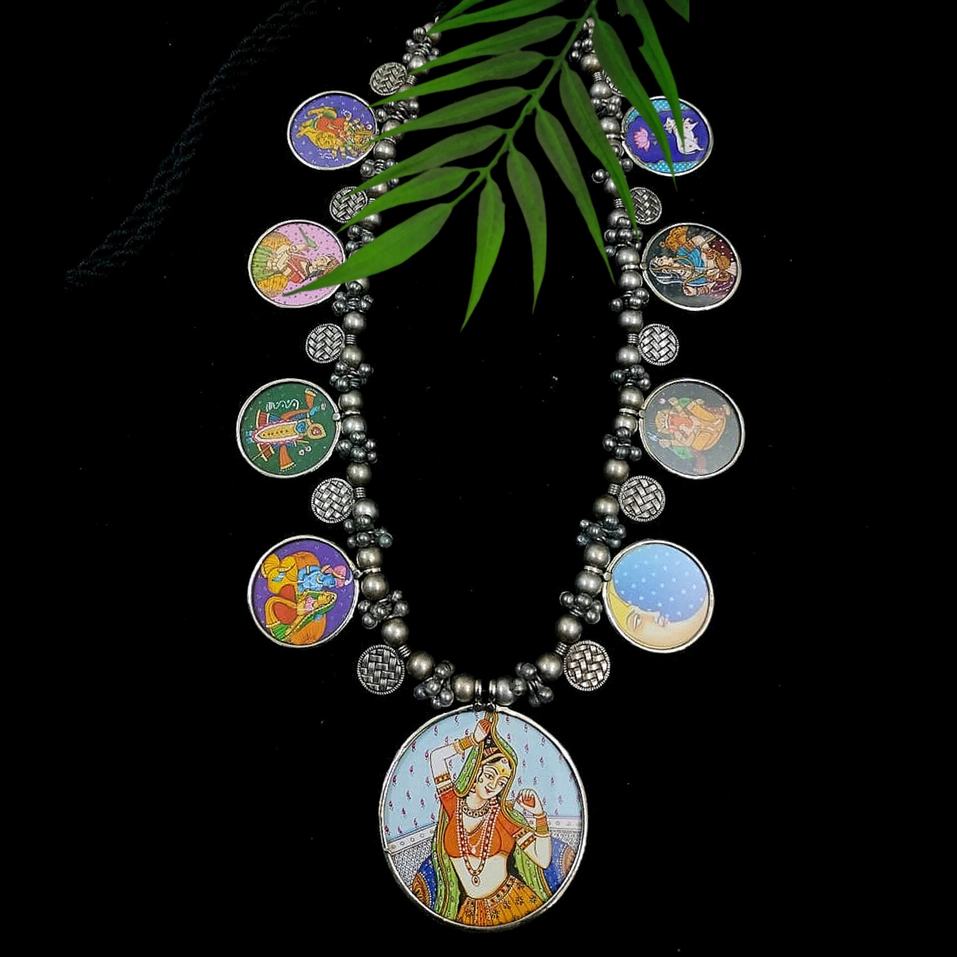 Chitrakari pichwai ghungroo fusion - 3