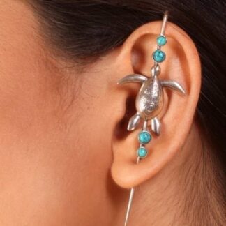 Turtle needle cuff n ring combo