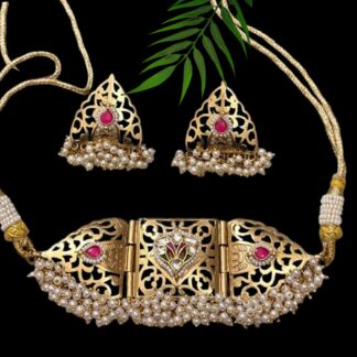 Jaali kundan choker set GJ -1