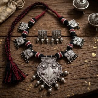 Tribal rangeeli drop banjara set  - D4