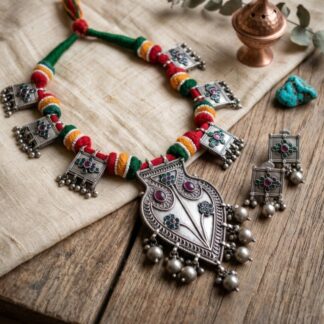 Tribal rangeeli drop banjara set  - D3