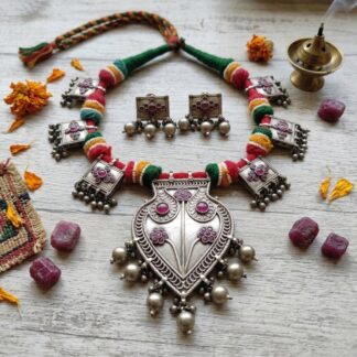 Tribal rangeeli drop banjara set  - D2