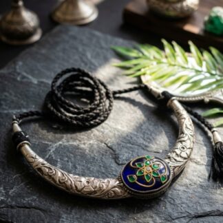 Chitai - navy  inlay hasli