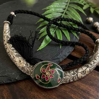 Chitai - green  inlay hasli