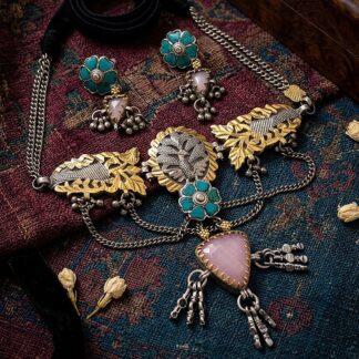 Jaali floral choker set GJ - 1