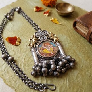 Classic ornate chitrakari - Ganesha 2