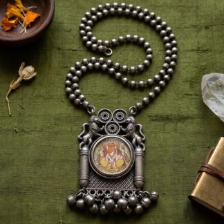 Classic ornate chitrakari - Ganesha 1