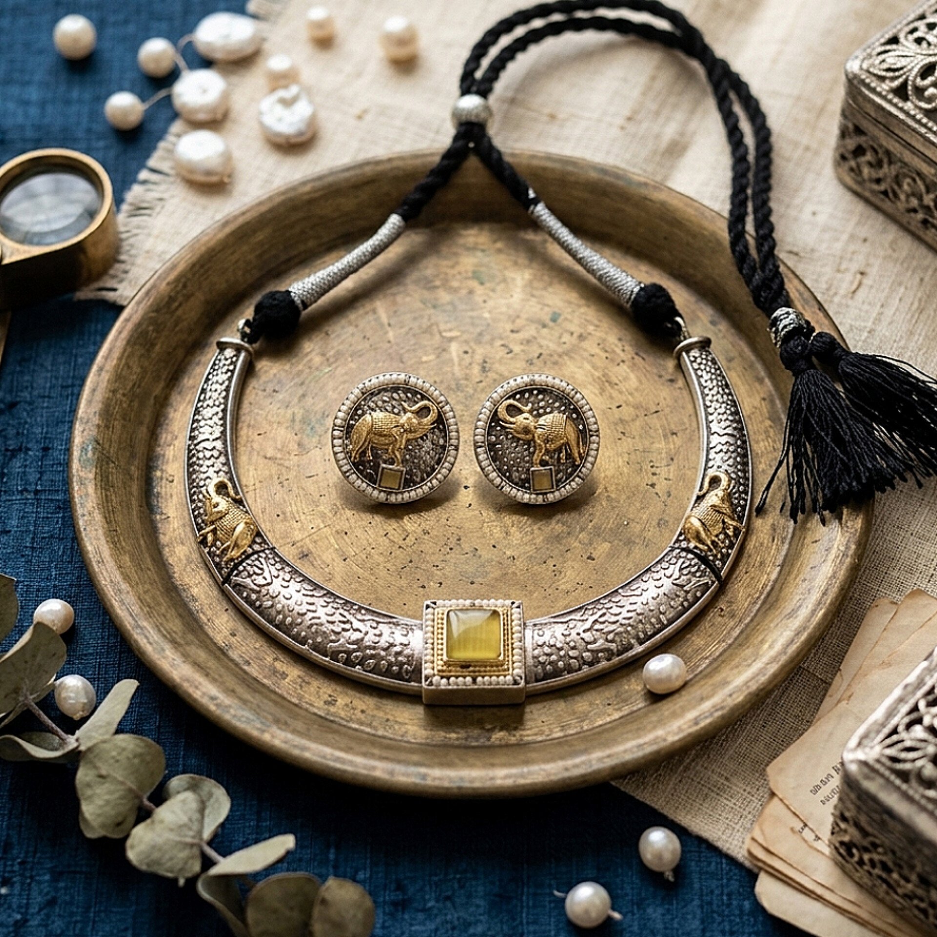Dainty haathi fusion set - 4