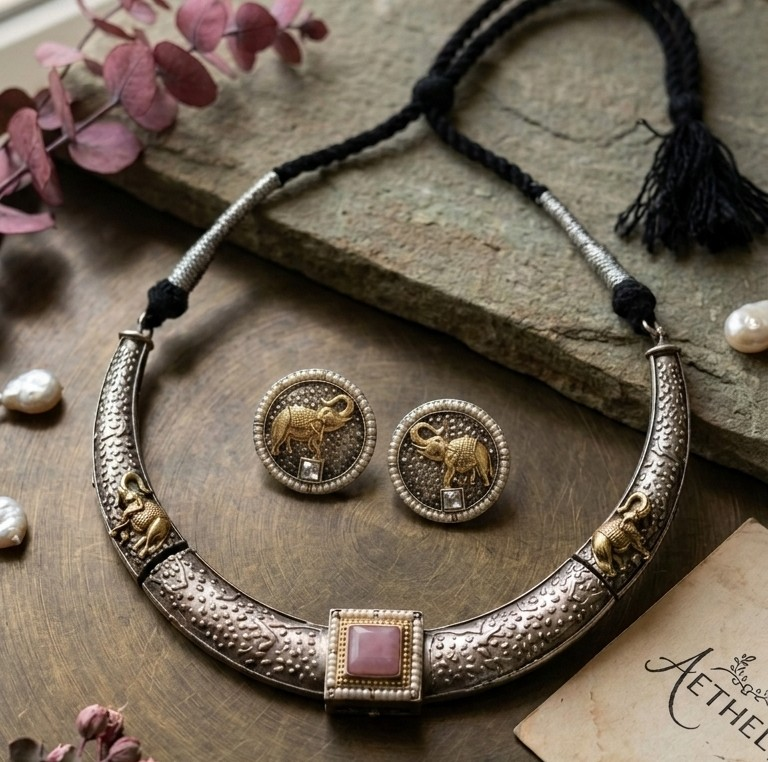 Dainty haathi fusion set - 1